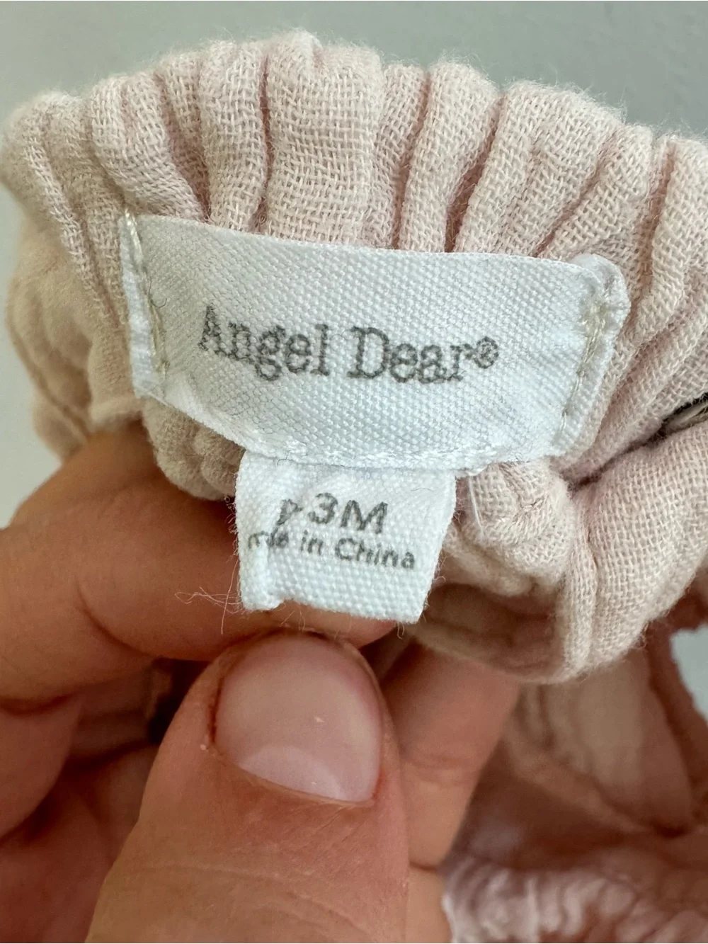 Angel Dear Baby Girls Pink Organic Cotton Muslin Rainbow Bubble Romper 0-3M‎